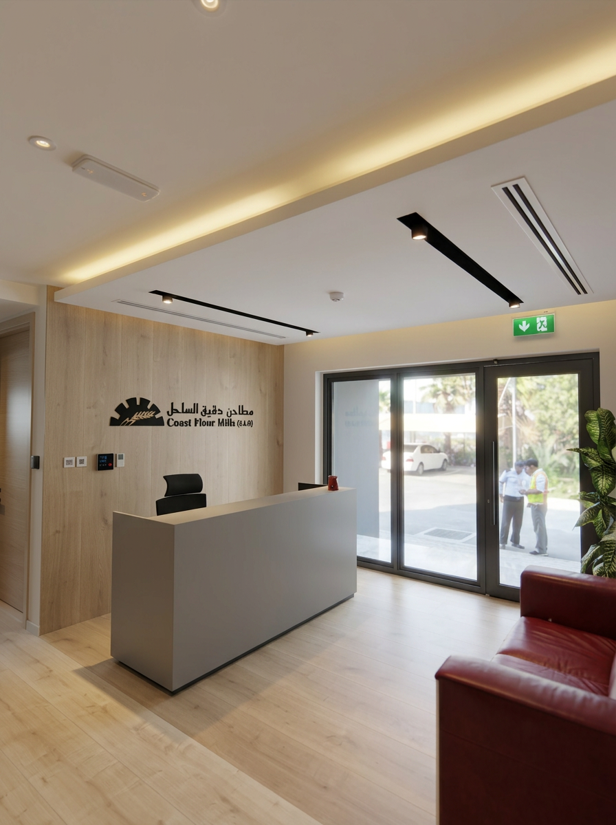Cost Flour Mills headquarters office project in JAFZA, Dubai